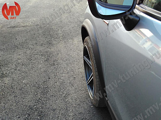 BLACK TEXTURED. Расширители колесных арок для Mazda CX-5 (крашенная в текстуру) (2011-2016)