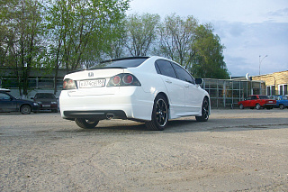 Спойлер лип Honda Civic 4D (2006-2012) + УСТАНОВОЧНЫЙ КОМПЛЕКТ