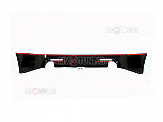 Юбка заднего бампера "Mugen Style" Honda Accord 8 (VIII) / Acura TSX (CU) (2008-2013) + установочный комплект