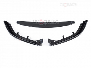 Юбка переднего бампера Modulo Honda Accord 8 (VIII) / Acura TSX (CU/CW) (2008-2013) + УСТАНОВОЧНЫЙ КОМПЛЕКТ