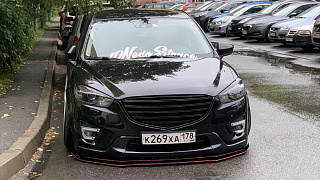 BLACK TEXTURED. Расширители колесных арок для Mazda CX-5 (крашенная в текстуру) (2011-2016)